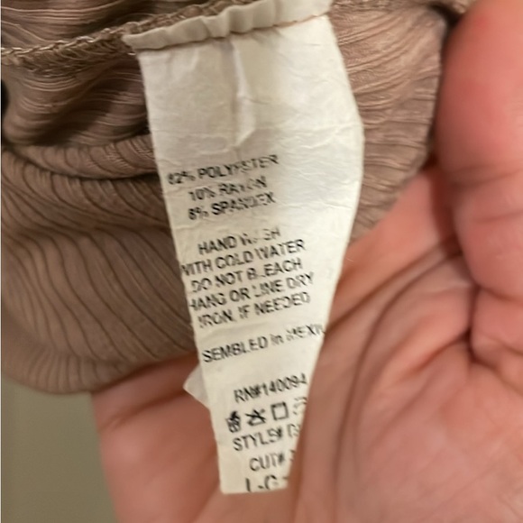 See you Monday tan blush nude bodycon dress- lined! - Picture 4 of 6